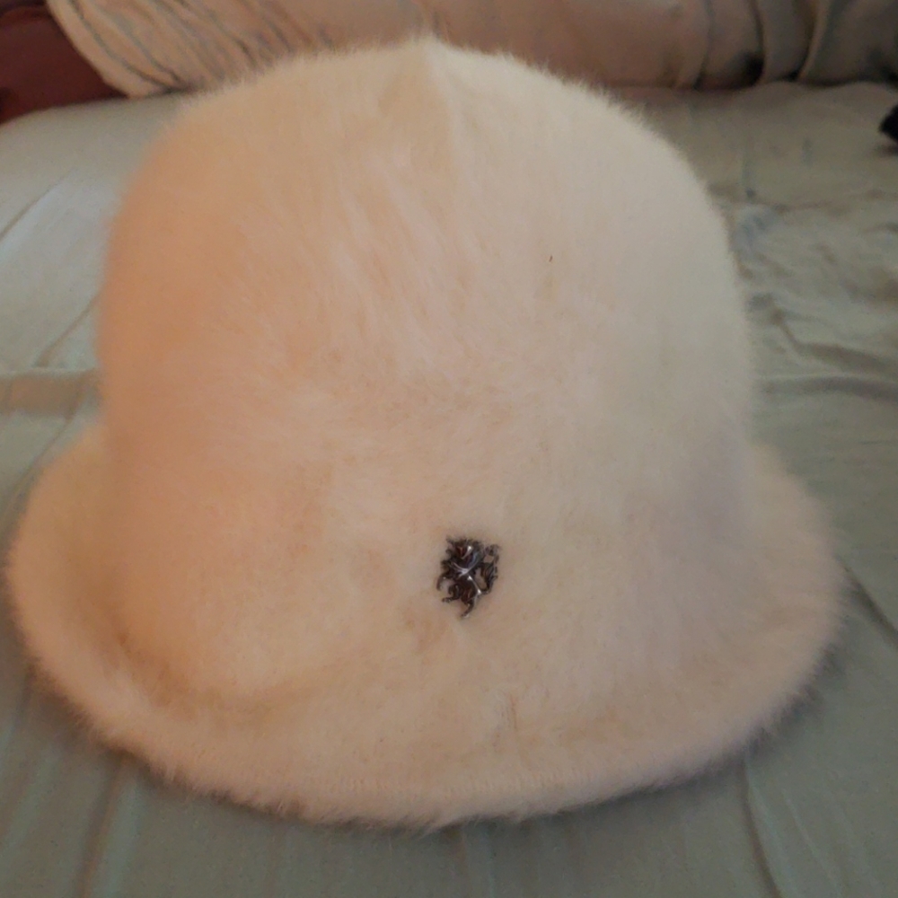 Philip Treacy London Angora Bucket Hat
